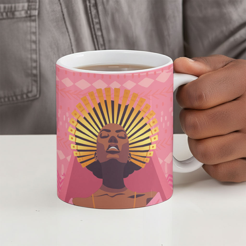Afro Vodou Erzulie Freda Goddess Ceramic Mug