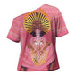 Afro Vodou Erzulie Freda Goddess Cross Shoulder Shirt