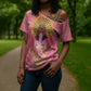 Afro Vodou Erzulie Freda Goddess Cross Shoulder Shirt