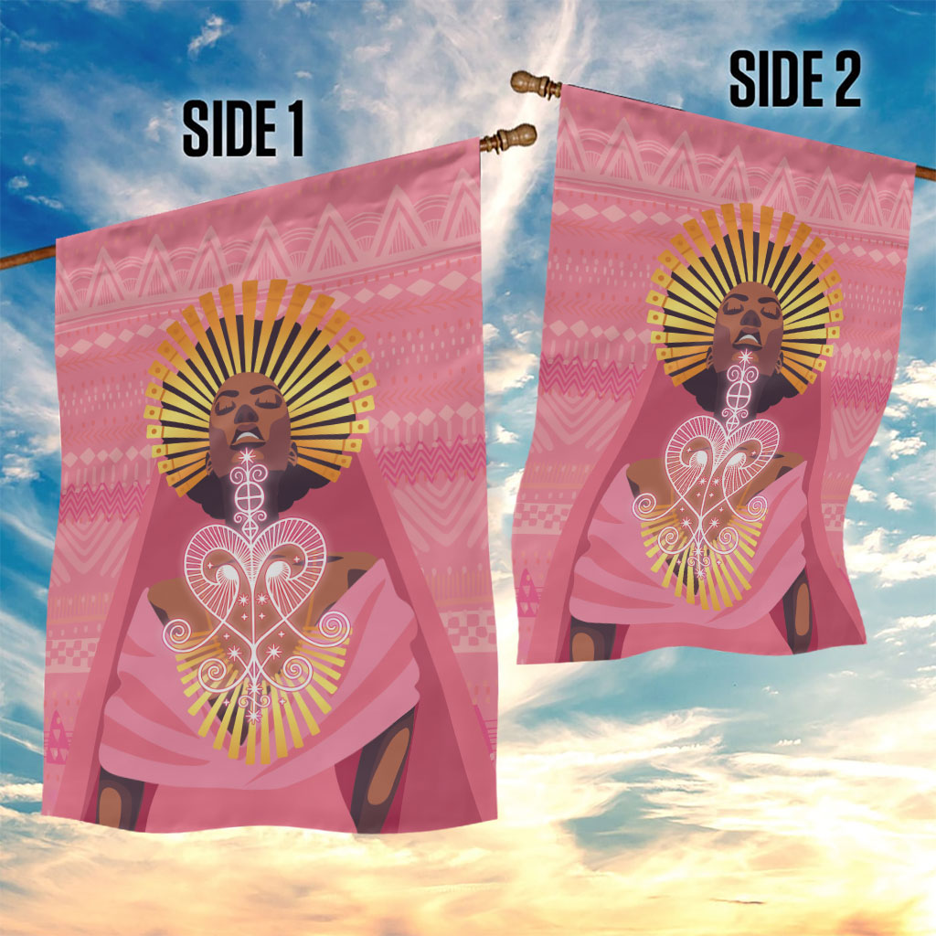 Afro Vodou Erzulie Freda Goddess Garden Flag