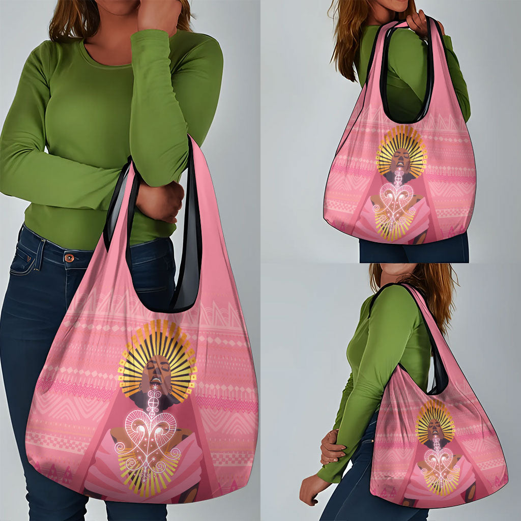 Afro Vodou Erzulie Freda Goddess Grocery Bag