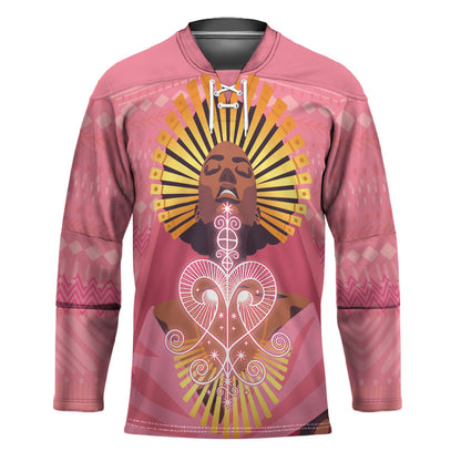 Afro Vodou Erzulie Freda Goddess Hockey Jersey