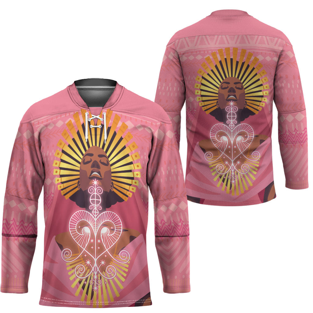 Afro Vodou Erzulie Freda Goddess Hockey Jersey
