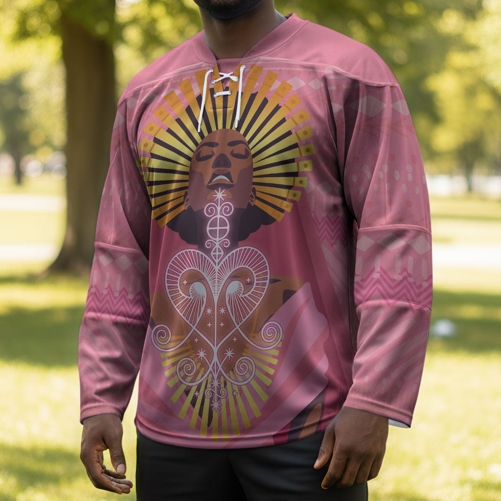 Afro Vodou Erzulie Freda Goddess Hockey Jersey