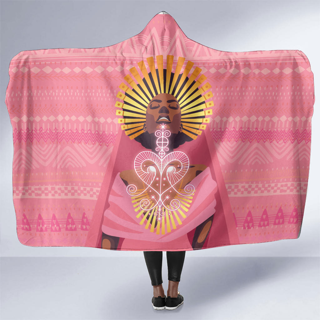 Afro Vodou Erzulie Freda Goddess Hooded Blanket