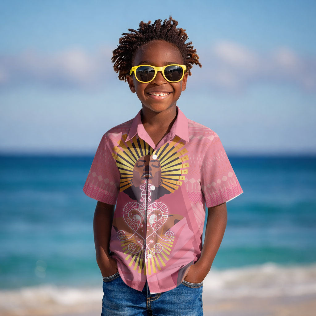 Afro Vodou Erzulie Freda Goddess Kid Hawaiian Shirt