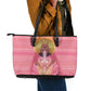 Afro Vodou Erzulie Freda Goddess Leather Tote Bag