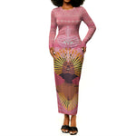 Afro Vodou Erzulie Freda Goddess Long Sleeve Bodycon Dress