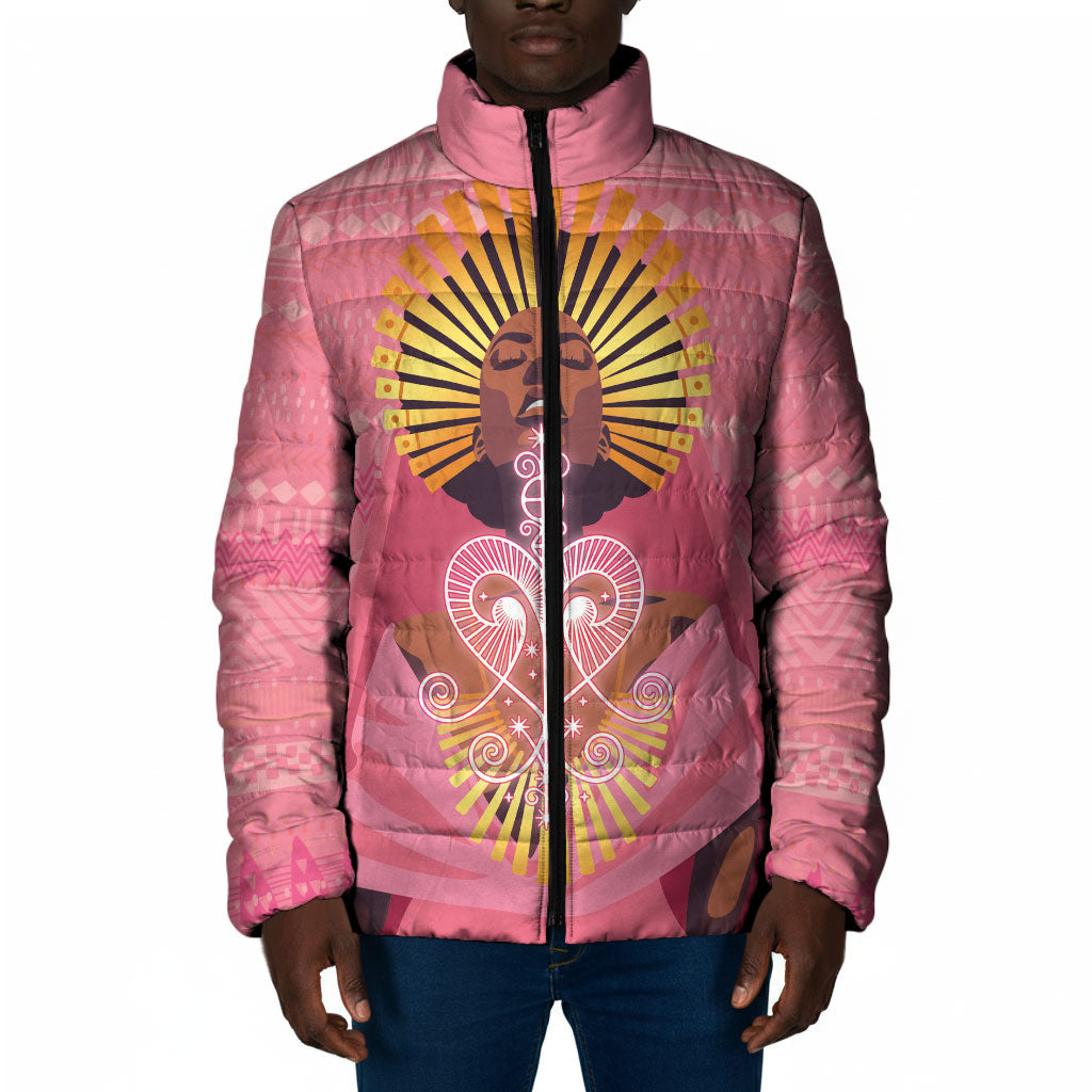 Afro Vodou Erzulie Freda Goddess Padded Jacket