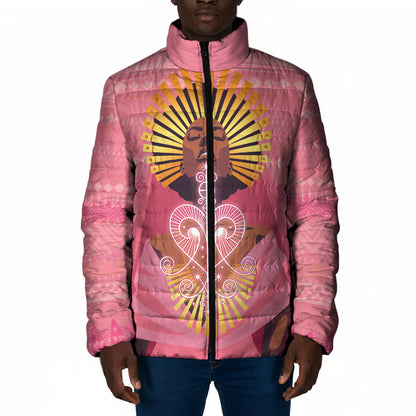 Afro Vodou Erzulie Freda Goddess Padded Jacket
