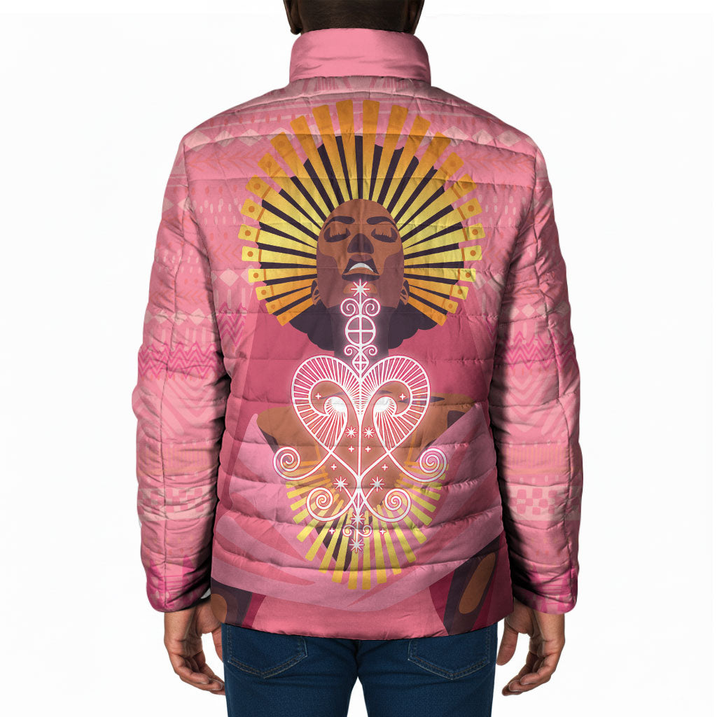 Afro Vodou Erzulie Freda Goddess Padded Jacket