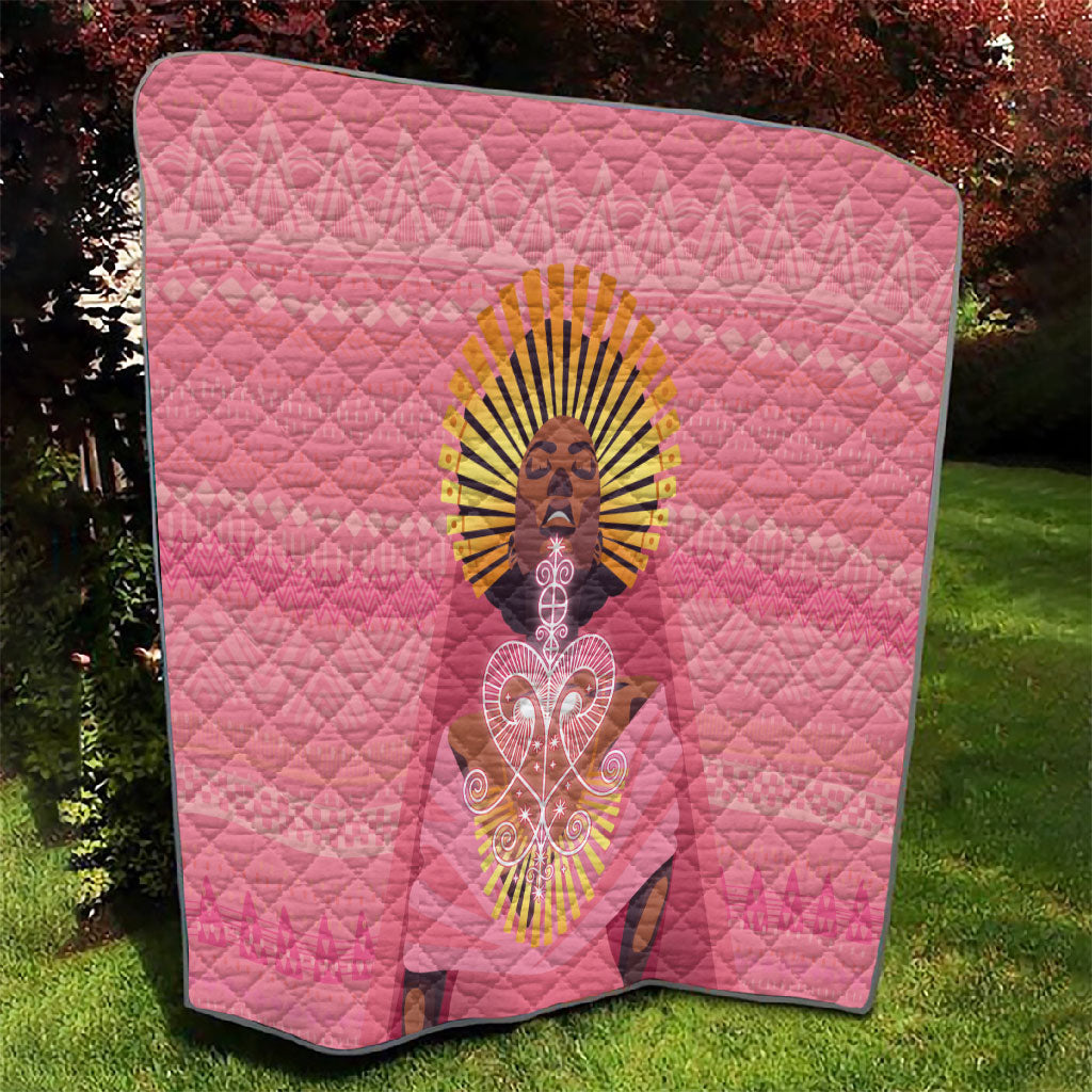 Afro Vodou Erzulie Freda Goddess Quilt