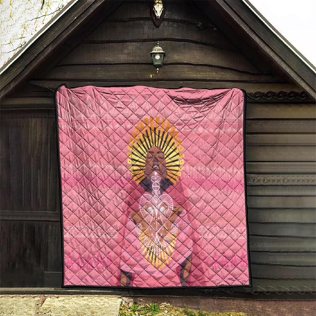 Afro Vodou Erzulie Freda Goddess Quilt