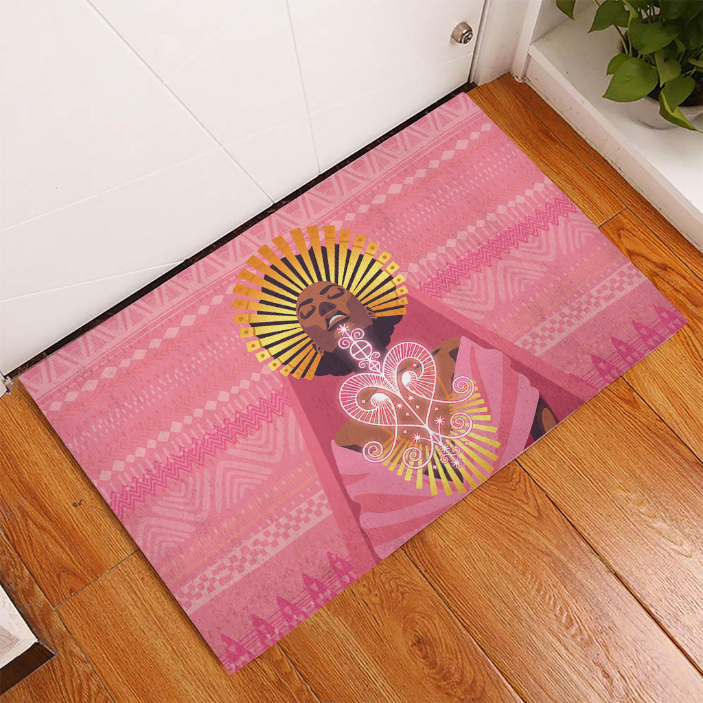 Afro Vodou Erzulie Freda Goddess Rubber Doormat