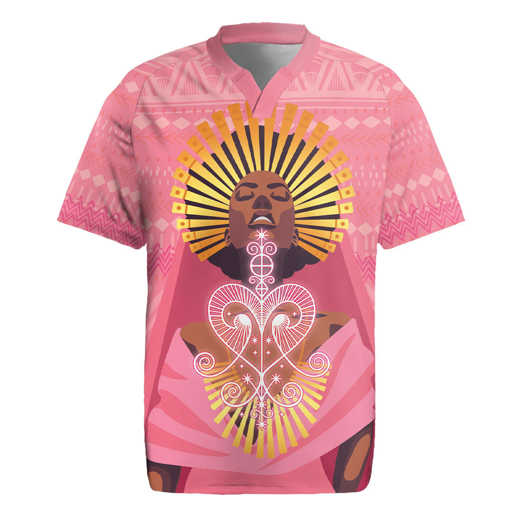 Afro Vodou Erzulie Freda Goddess Rugby Jersey