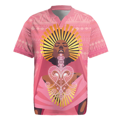 Afro Vodou Erzulie Freda Goddess Rugby Jersey