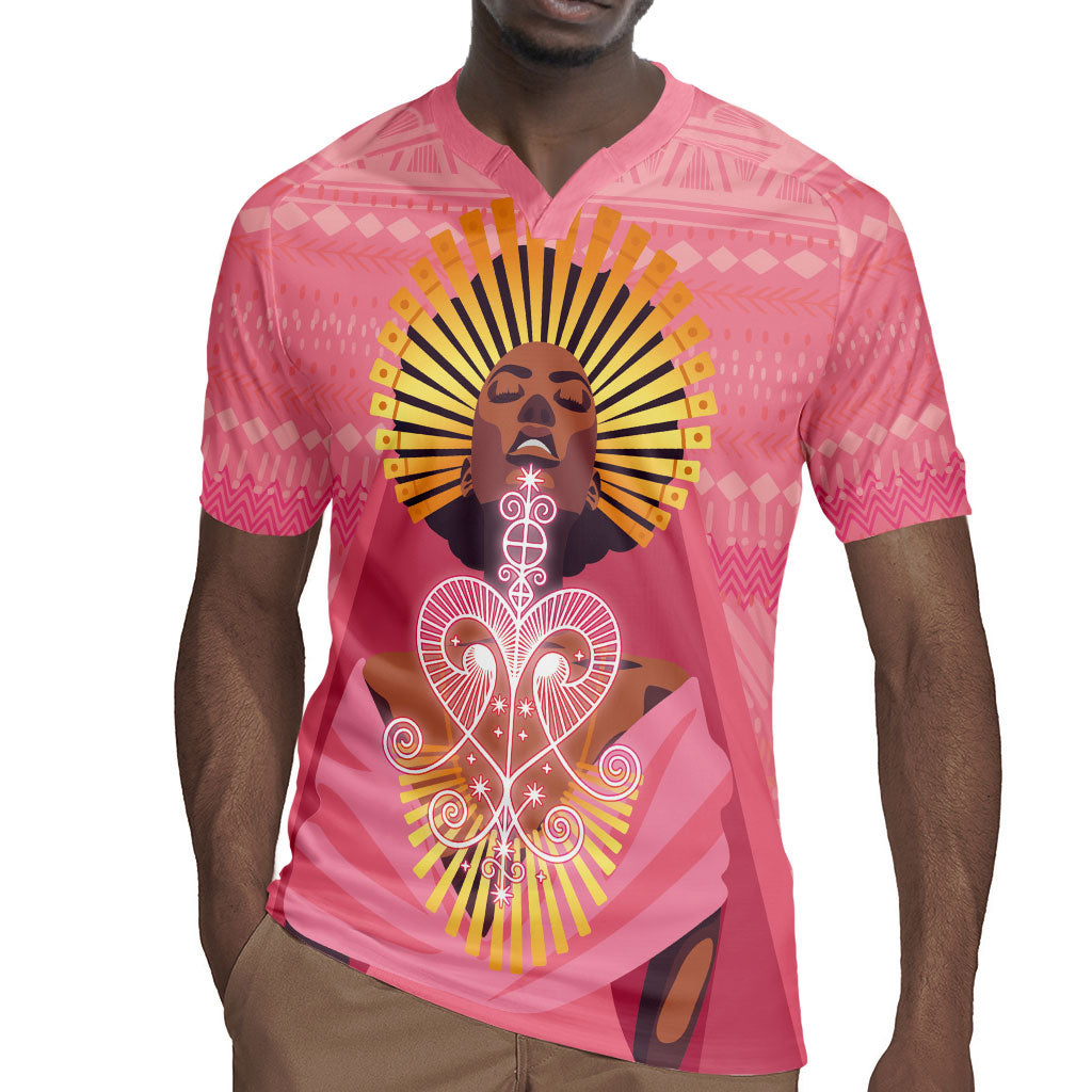 Afro Vodou Erzulie Freda Goddess Rugby Jersey