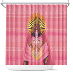 Afro Vodou Erzulie Freda Goddess Shower Curtain