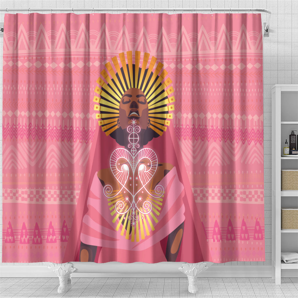 Afro Vodou Erzulie Freda Goddess Shower Curtain