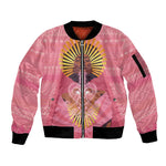 Afro Vodou Erzulie Freda Goddess Sleeve Zip Bomber Jacket