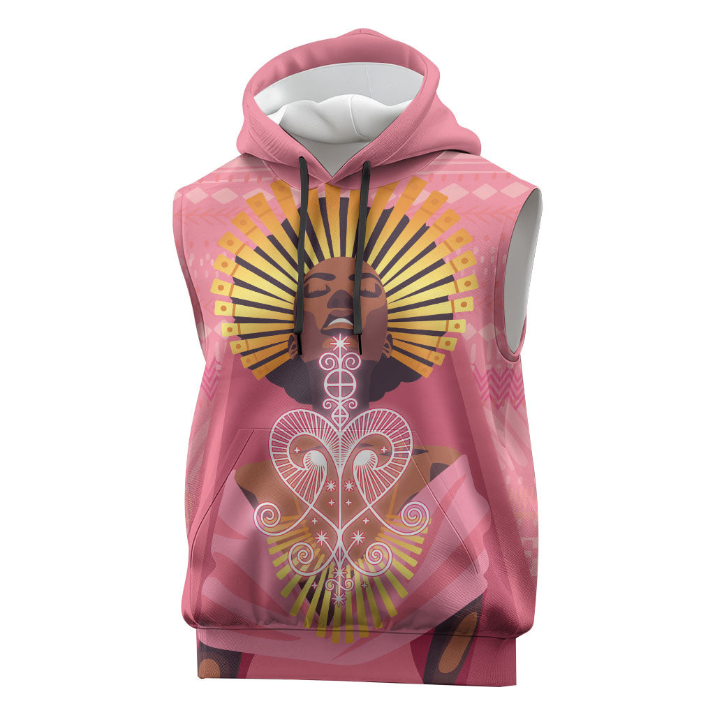 Afro Vodou Erzulie Freda Goddess Sleeveless Hoodie