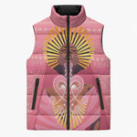 Afro Vodou Erzulie Freda Goddess Sleeveless Puffer Jacket