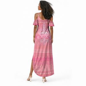 Afro Vodou Erzulie Freda Goddess Summer Maxi Dress