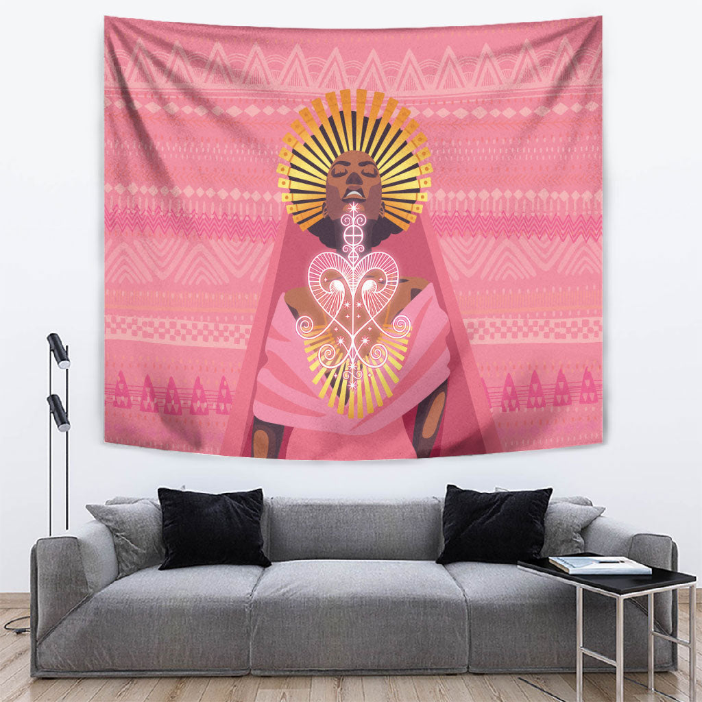 Afro Vodou Erzulie Freda Goddess Tapestry