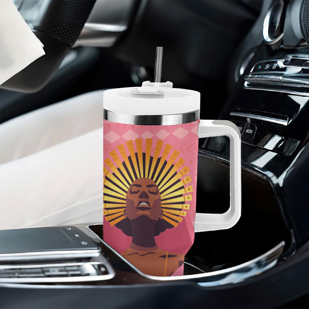 Afro Vodou Erzulie Freda Goddess Tumbler With Handle
