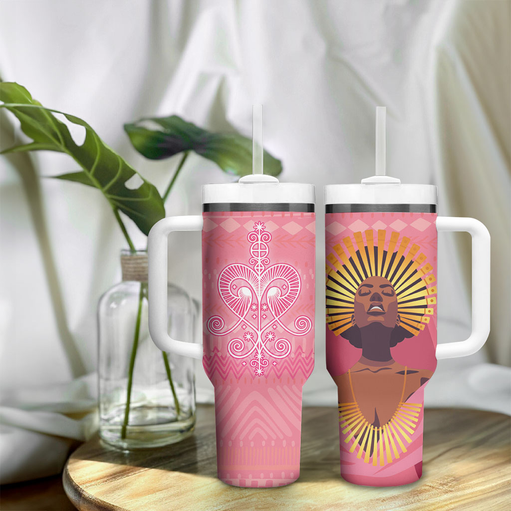Afro Vodou Erzulie Freda Goddess Tumbler With Handle