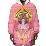 Afro Vodou Erzulie Freda Goddess Wearable Blanket Hoodie