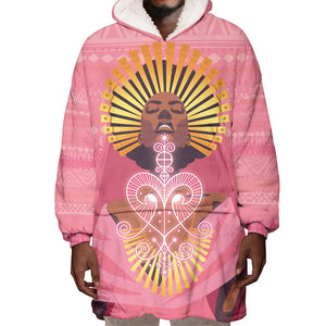 Afro Vodou Erzulie Freda Goddess Wearable Blanket Hoodie