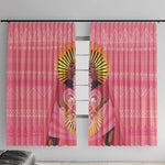 Afro Vodou Erzulie Freda Goddess Window Curtain