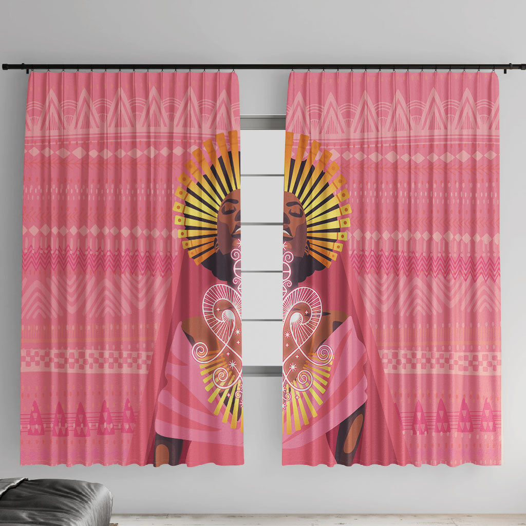 Afro Vodou Erzulie Freda Goddess Window Curtain