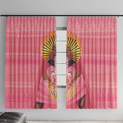 Afro Vodou Erzulie Freda Goddess Window Curtain