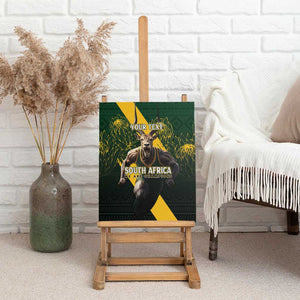 Personalised South Africa Rugby Canvas Wall Art Proud Bokke We Are Champions