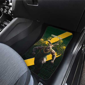 Personalised South Africa Rugby Car Mats Proud Bokke We Are Champions