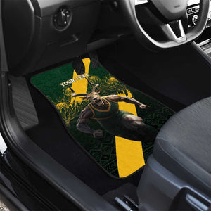 Personalised South Africa Rugby Car Mats Proud Bokke We Are Champions