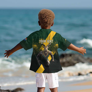 Personalised South Africa Rugby Kid Hawaiian Shirt Proud Bokke We Are Champions