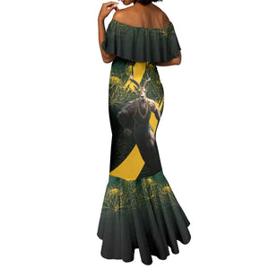 Personalised South Africa Rugby Mermaid Dress Proud Bokke We Are Champions