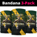 Personalised South Africa Rugby Neck Gaiter Proud Bokke We Are Champions LT7