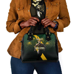 Personalised South Africa Rugby Shoulder Handbag Proud Bokke We Are Champions