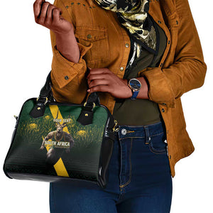 Personalised South Africa Rugby Shoulder Handbag Proud Bokke We Are Champions