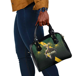 Personalised South Africa Rugby Shoulder Handbag Proud Bokke We Are Champions