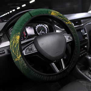 South Africa Rugby Steering Wheel Cover Proud Bokke We Are Champions