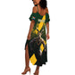 Personalised South Africa Rugby Summer Maxi Dress Proud Bokke We Are Champions