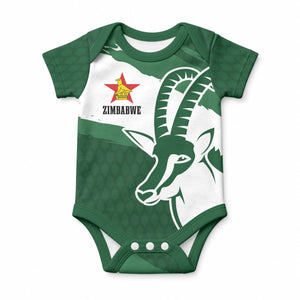 Zimbabwe Rugby Personalized Grunge Baby Onesie GO Sables