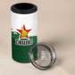 Zimbabwe Rugby Personalized Grunge 4 in 1 Can Cooler Tumbler Go Sables - African Pride