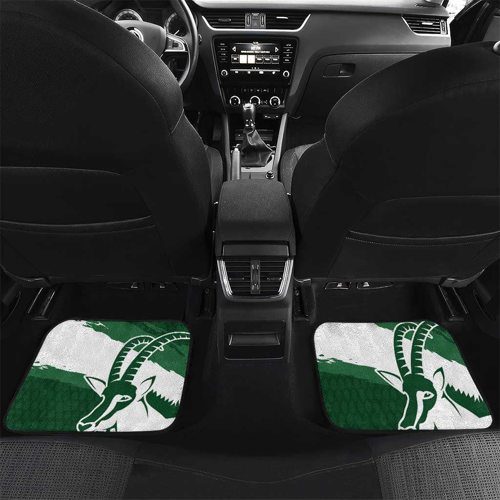 Zimbabwe Rugby Personalized Grunge Car Mats Go Sables - African Pride