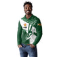 Zimbabwe Rugby Personalized Grunge Long Sleeve Polo Shirt Go Sables - African Pride